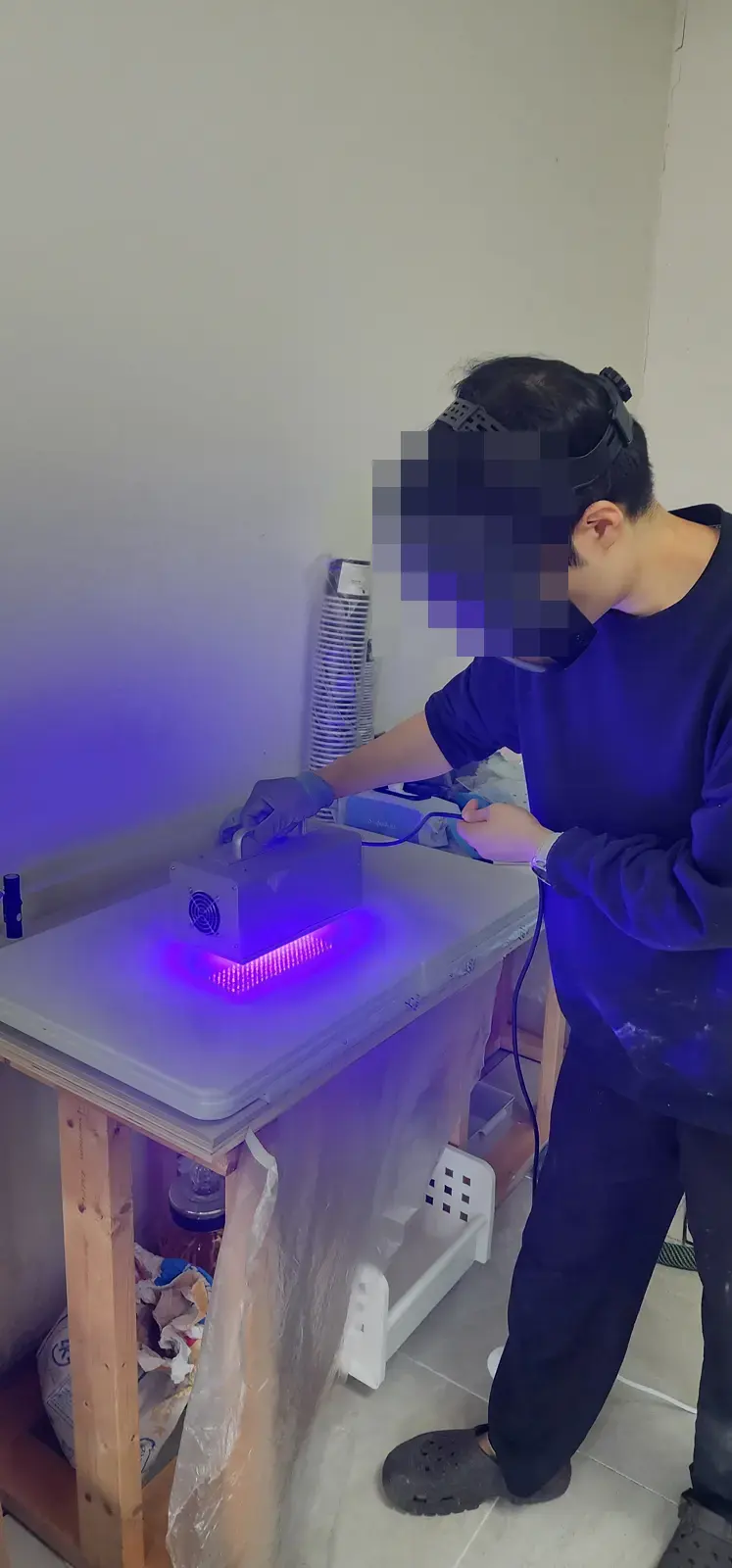상판 UV 코팅 실습