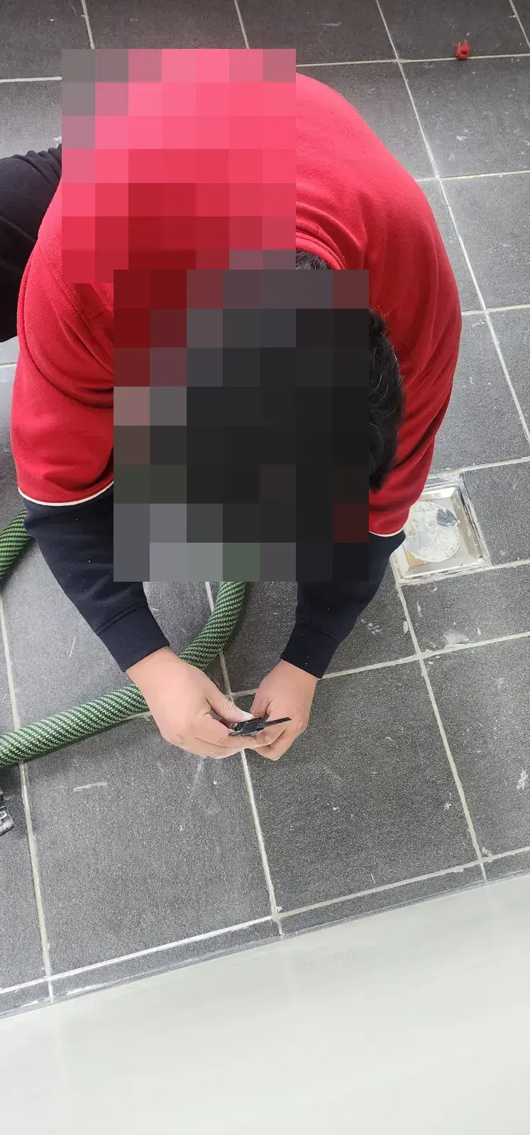 바닥 줄눈 시공 실습